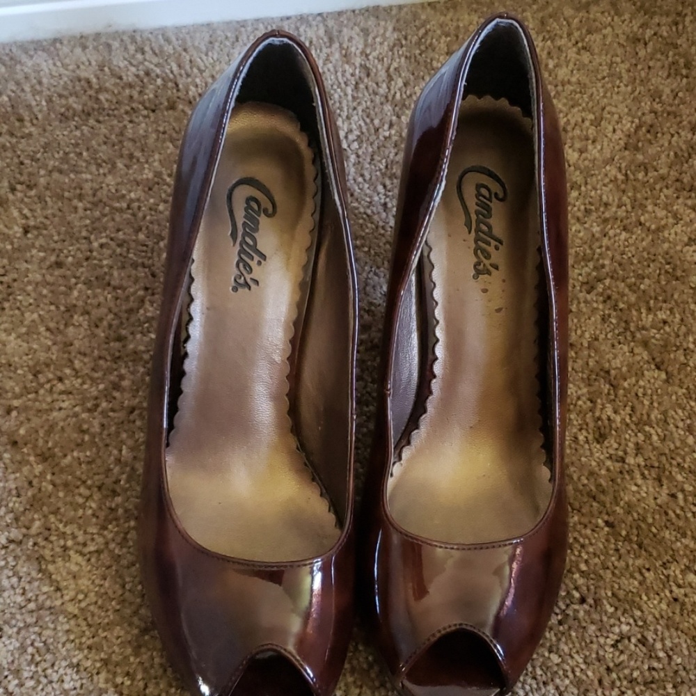 Brown heels